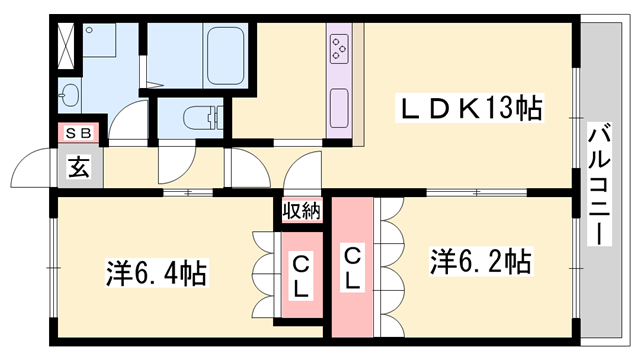 物件間取画像