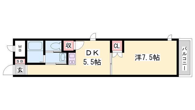 メゾンソレイユの物件間取画像