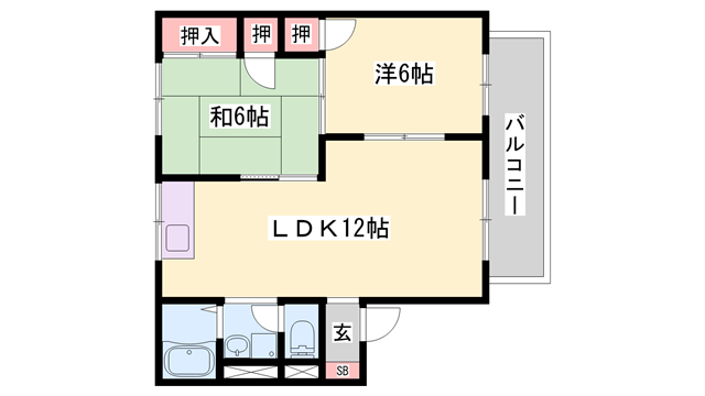 物件間取画像