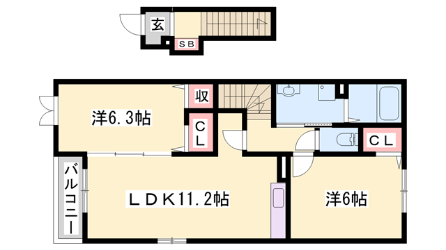 花水木の物件間取画像