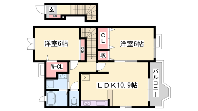 物件間取画像
