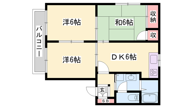 ハイツプログレスの物件間取画像