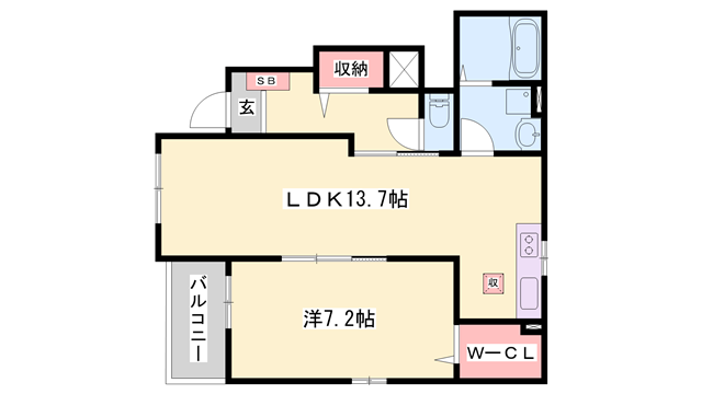 物件間取画像