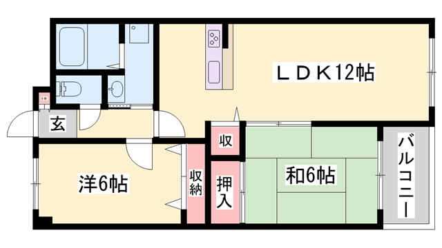 物件間取画像