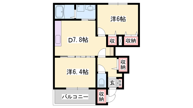 物件間取画像