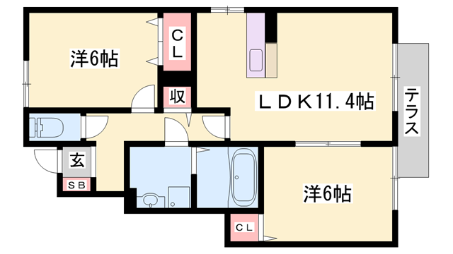 物件間取画像