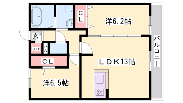 物件間取画像