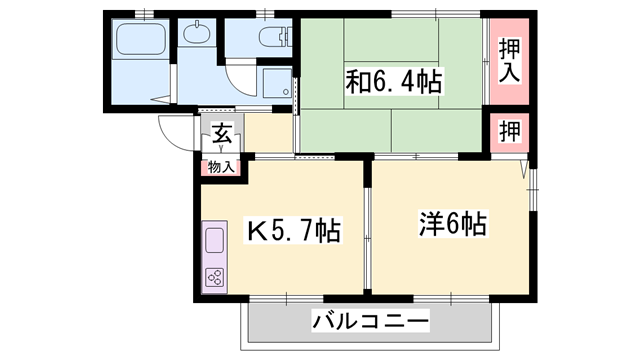 物件間取画像