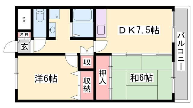 物件間取画像
