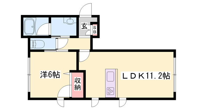 物件間取画像