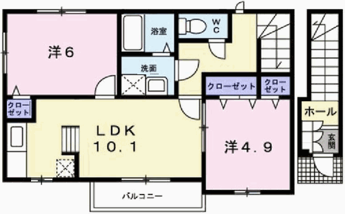 物件間取画像