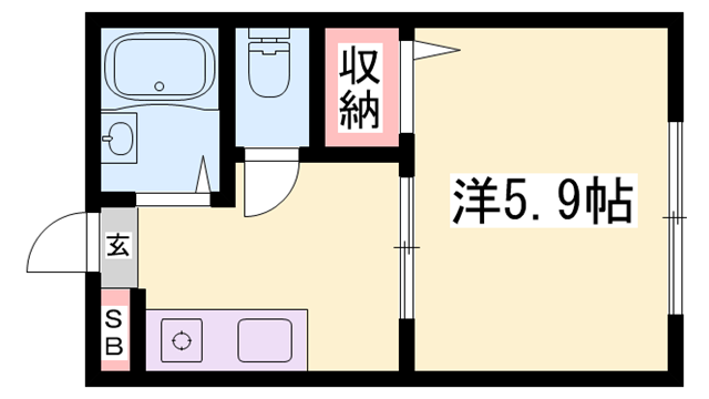 物件間取画像