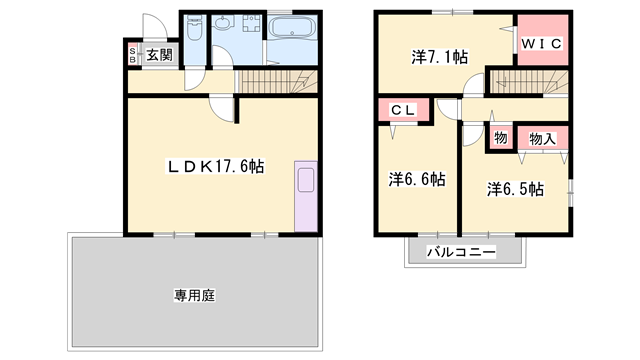 物件間取画像