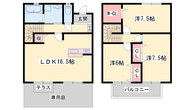 物件間取画像