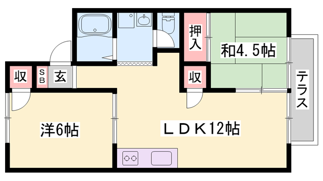 ファミール藤井の物件間取画像