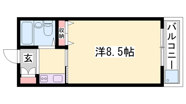 ムトーハイツの物件間取画像