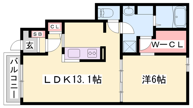 物件間取画像