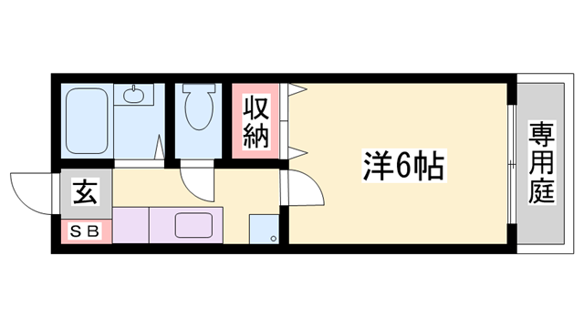 エフメゾン新在家の物件間取画像