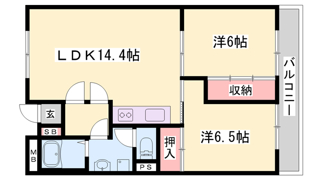 物件間取画像