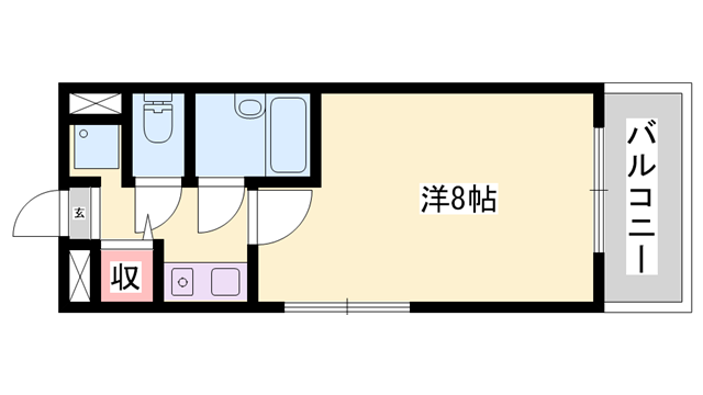 ダイアパレス姫路大手前通西の物件間取画像