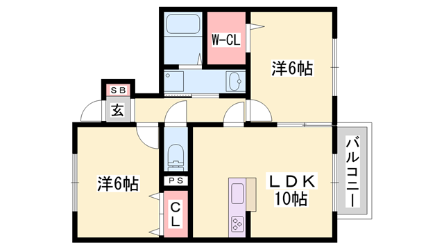 物件間取画像