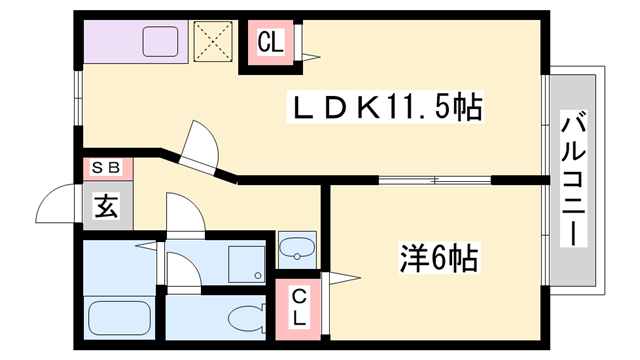 エスポワール鎌倉の物件間取画像