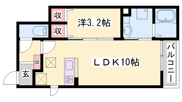 物件間取画像