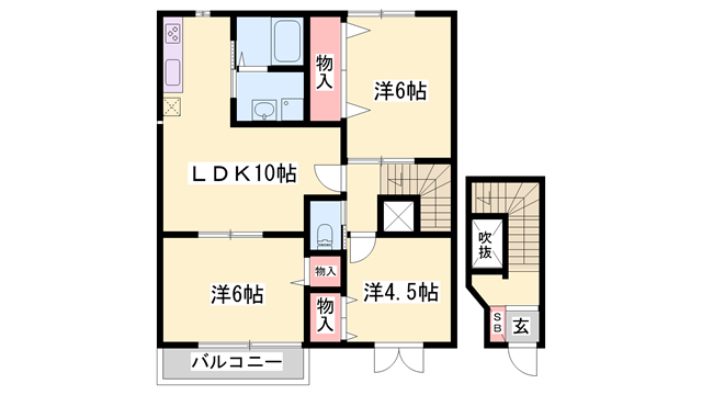 物件間取画像