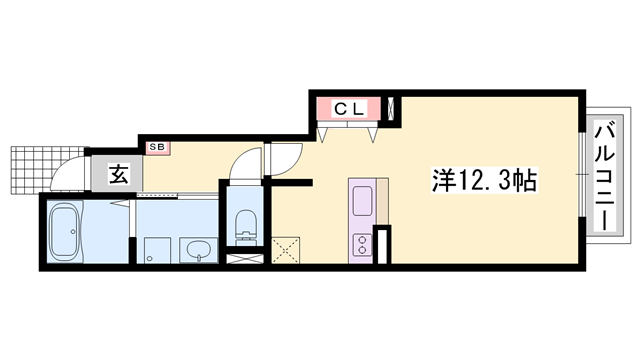 物件間取画像
