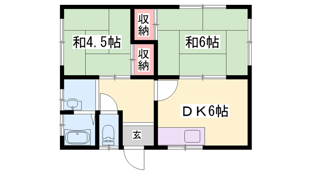 物件間取画像
