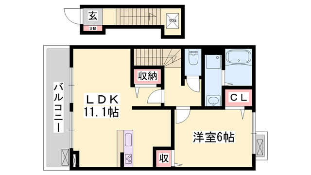 物件間取画像