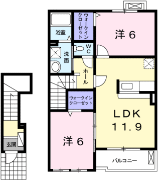 物件間取画像