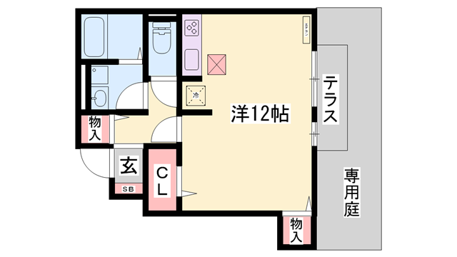 物件間取画像