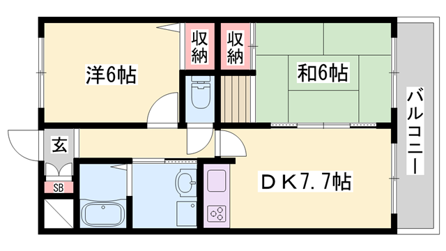 物件間取画像