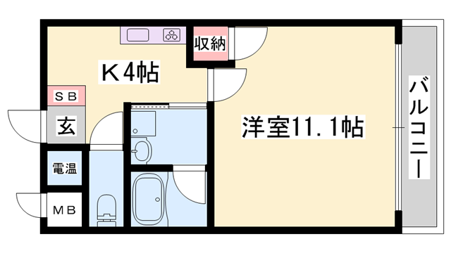 リオンドールの物件間取画像