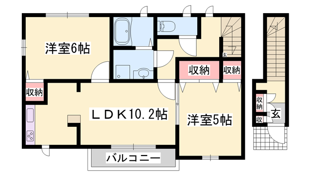 物件間取画像