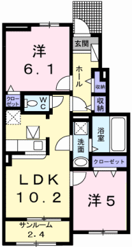 物件間取画像