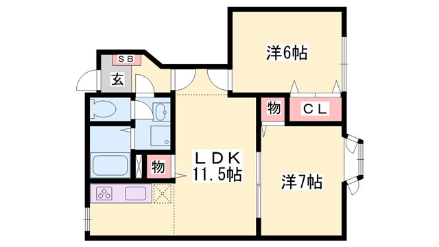 物件間取画像