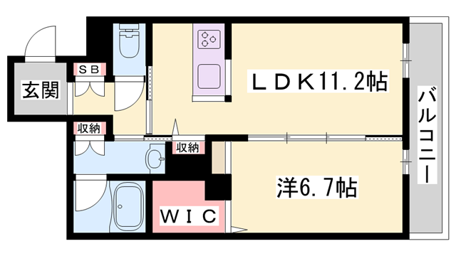 物件間取画像