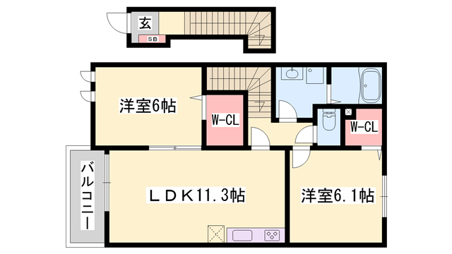 物件間取画像