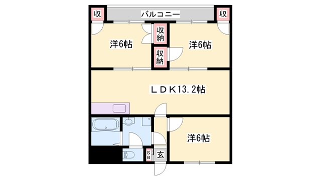 物件間取画像