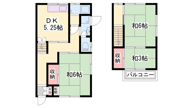 物件間取画像