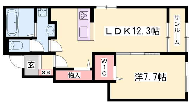 物件間取画像