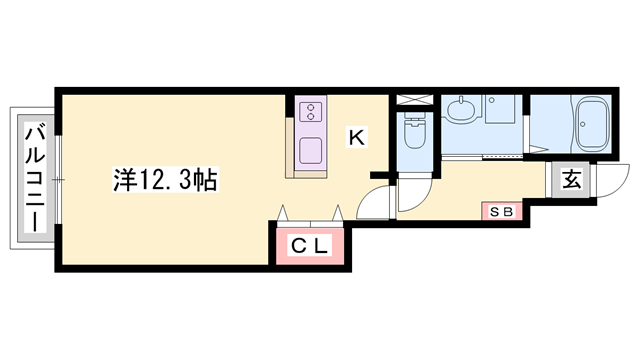 物件間取画像