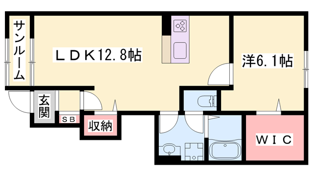 物件間取画像