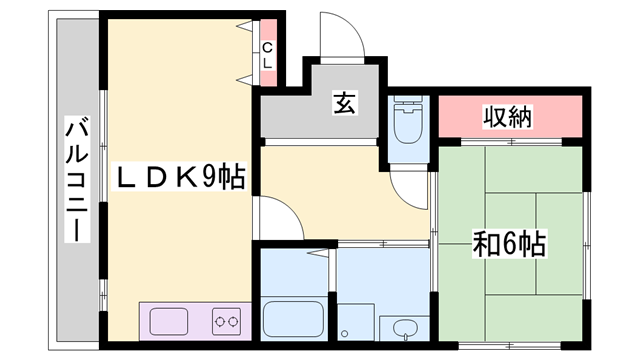 クレールコートの物件間取画像