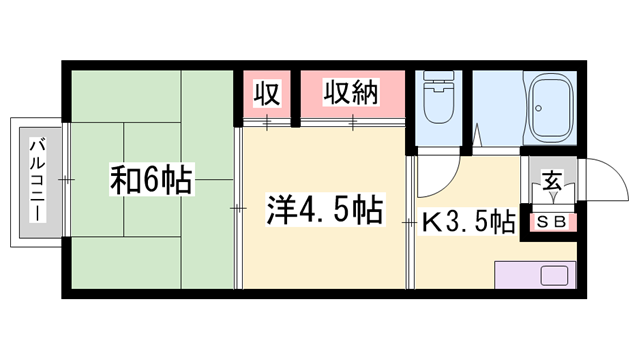シティハイツ大塩の物件間取画像