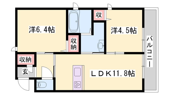 物件間取画像