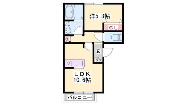 物件間取画像