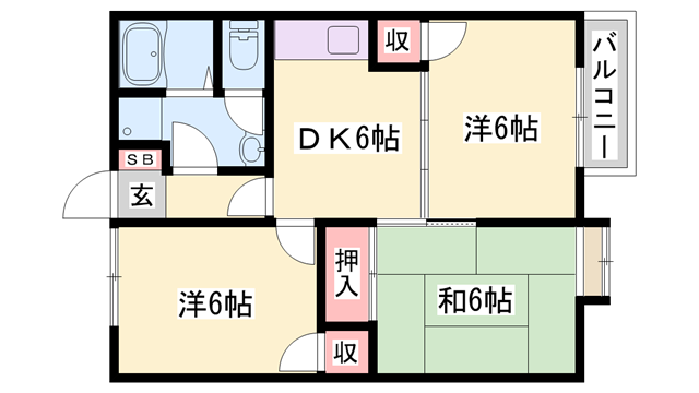 物件間取画像